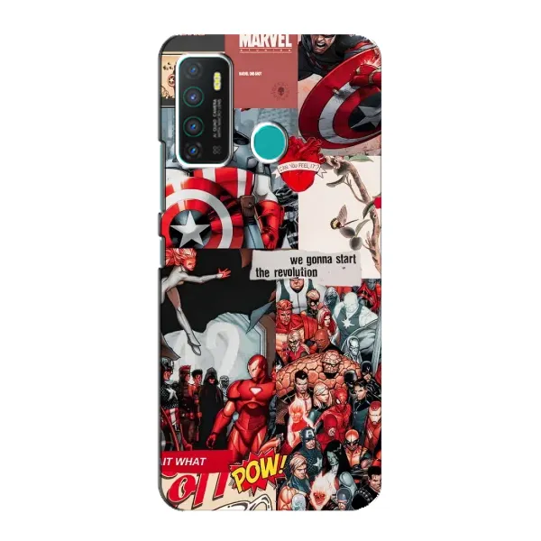 Чохол з принтом «Марвел Комикс» для Infinix Hot 9 / Hot 9 Pro