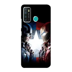 Чохли з героями Марвел Infinix Hot 9 / Hot 9 Pro (VPrint) (Марвел стайл)