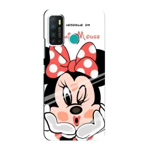 Міккі Маус чохол для Infinix Hot 9 / Hot 9 Pro (AlphaPrint - Мультяшні) (Маус Мінні)