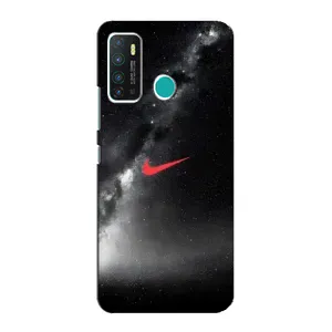 Чохол для Infinix Hot 9 / Hot 9 Pro - з принтом Найк (AlphaPrint) (Найк червоний)