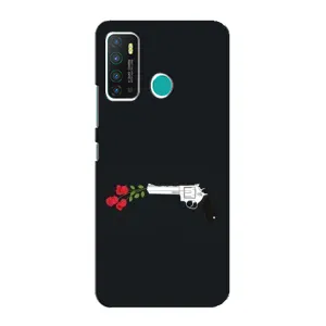 Чехлы (ART) Цветы на Infinix Hot 9 / Hot 9 Pro (VPrint) (Неожиданные цветы)