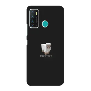 Чехол Майнкрафт на Infinix Hot 9 / Hot 9 Pro (AlphaPrint) Minecraft (Овечка Майнкрафт)