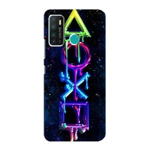 Чехлы с тематикой Киберспорт для Infinix Hot 9 / Hot 9 Pro (VPrint) (Pleystation лого)