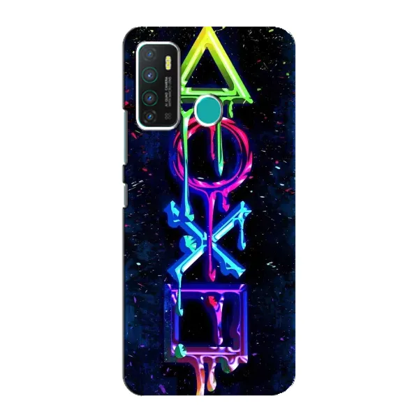 Чехол с принтом «Pleystation лого» для Infinix Hot 9 / Hot 9 Pro Чехол с принтом «Pleystation лого» для Infinix Hot 9 / Hot 9 Pro