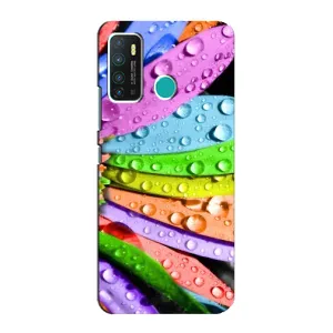 Чехлы (ART) Цветы на Infinix Hot 9 / Hot 9 Pro (VPrint) (Семицветик)