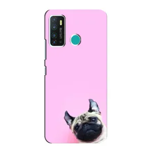 Чехлы с собаками для Infinix Hot 9 / Hot 9 Pro (VPrint) (Смешная собака)