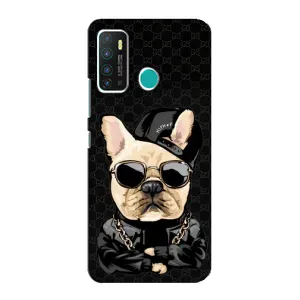 Чехлы с крутыми принтами для Infinix Hot 9 / Hot 9 Pro - (PREMIUMPrint) (Стильная собака)