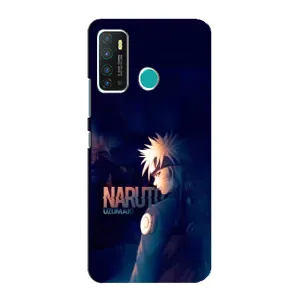 Naruto Anime Чехлы для Инфиникс Хот 9 / Хот 9 Про (AlphaPrint) (тень Наруто)