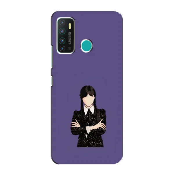 Чохол з принтом «Венздей у чорному» для Infinix Hot 9 / Hot 9 Pro