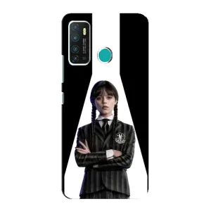 Чохли Венсдей на Infinix Hot 9 / Hot 9 Pro Уенсдей (AlphaPrint) (W-Wednesday)