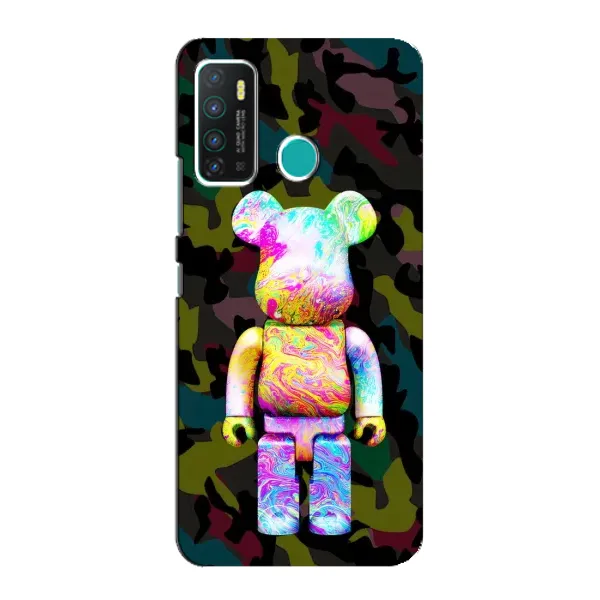 Чехол с принтом «Яркий Bearbrick» для Infinix Hot 9 / Hot 9 Pro