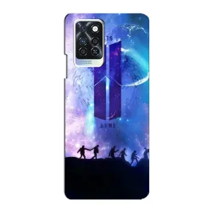 Чехлы BTS для Infinix Note 10 Pro (AlphaPrint) (Army BTS)