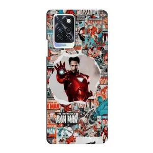 Чехлы с героями Марвел Infinix Note 10 Pro (VPrint) (Айронмен)
