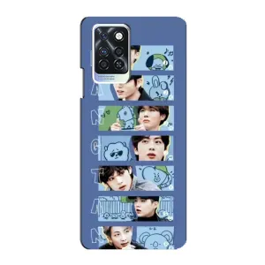 Чехлы BTS для Infinix Note 10 Pro (AlphaPrint) (Bangtan)