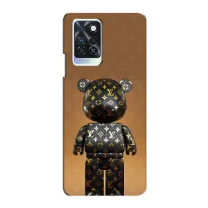 Чехлы для Infinix Note 10 Pro - Bearbrick Louis Vuitton (PREMIUMPrint)
