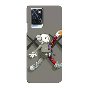 Чехлы для Infinix Note 10 Pro - Bearbrick Louis Vuitton (PREMIUMPrint) (Беарбрик Джордан)