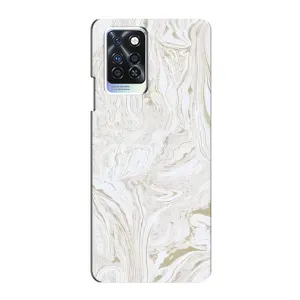 Мраморный чехол на Infinix Note 10 Pro (VPrint) (Белый мрамор)