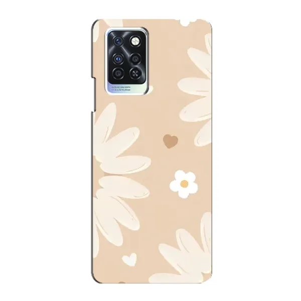 Чехол с принтом «Бежевые цветы» для Infinix Note 10 Pro Чехол с принтом «Бежевые цветы» для Infinix Note 10 Pro