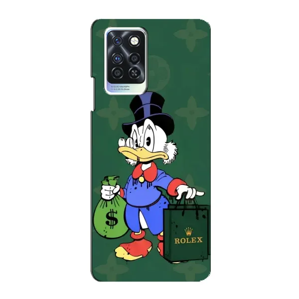 Чохол з принтом «Богата Утка» для Infinix Note 10 Pro Чохол з принтом «Богата Утка» для Infinix Note 10 Pro
