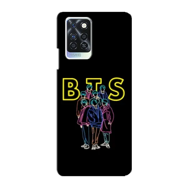 Чехол с принтом «BTS стайл» для Infinix Note 10 Pro