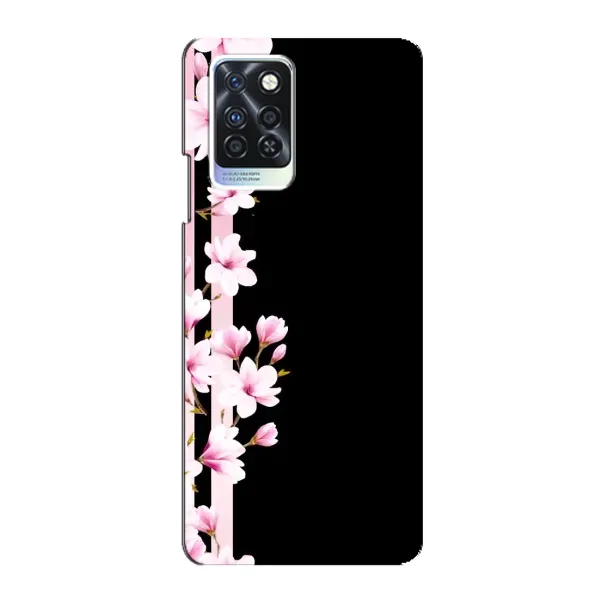 Чехол с принтом «Цветочки» для Infinix Note 10 Pro