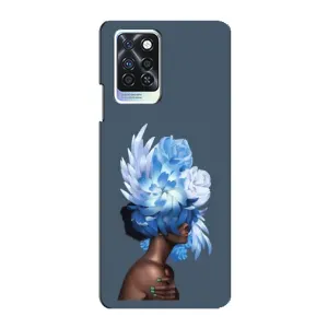 Чехлы (ART) Цветы на Infinix Note 10 Pro (VPrint) (Цветы на голове)