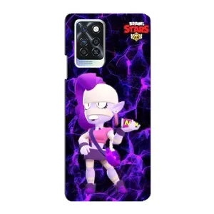 Чехлы Brawl Stars для Infinix Note 10 Pro (AlphaPrint) (Эмз Бравл Старс)