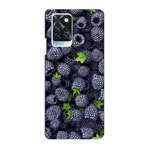 Чехлы с Фруктами для Infinix Note 10 Pro (VPrint) (Ежевика)