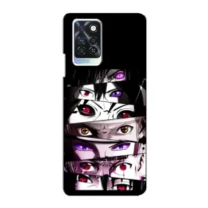 Чехлы Персонажи Аниме Наруто для Infinix Note 10 Pro (AlphaPrint) (Глаза Anime)