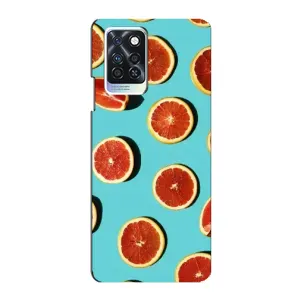 Чехлы с Фруктами для Infinix Note 10 Pro (VPrint) (Грейпфрут)