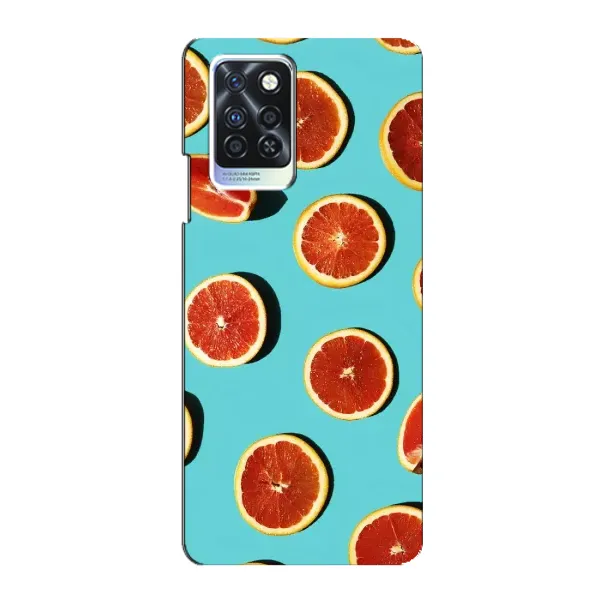 Чехол с принтом «Грейпфрут» для Infinix Note 10 Pro