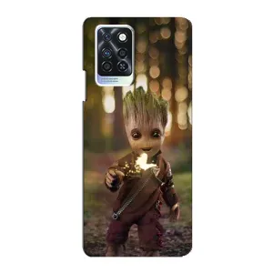 Чехол МАРВЕЛ для Инфиникс Ноут 10 Про (AlphaPrint) (I am Groot)