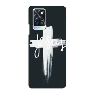 Чехол для Infinix Note 10 Pro (AlphaPrint) - (Христианские) (Иисус)