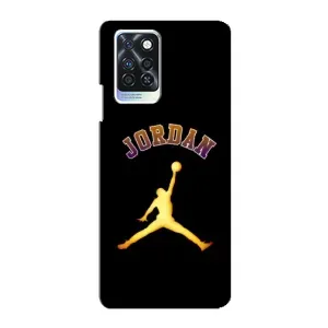 Чехлы для Infinix Note 10 Pro - с картинкой JORDAN (AlphaPrint) (Jordan Gold)