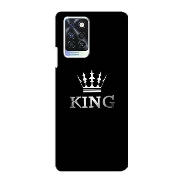 Чехол с принтом «KING» для Infinix Note 10 Pro