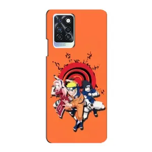 Naruto Anime Чехлы для Инфиникс Ноут 10 Про (AlphaPrint) (команда Наруто)