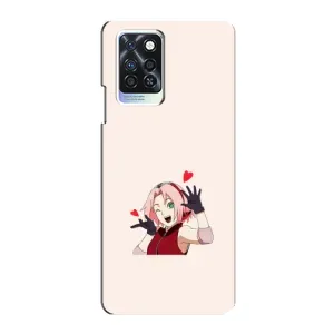 Чехлы Персонажи Аниме Наруто для Infinix Note 10 Pro (AlphaPrint) (Лайк Сакура)