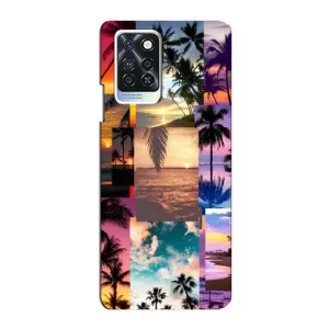 Силиконовый чехол с КАРТИНКАМИ лето для Infinix Note 10 Pro (AlphaPrint) (Летний отпуск)