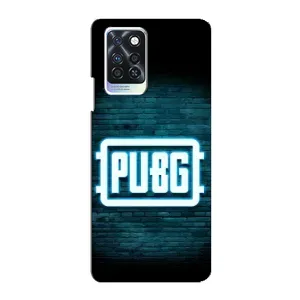 Чехол PUBG для Инфиникс Ноут 10 Про (AlphaPrint) (Лого PUBG)