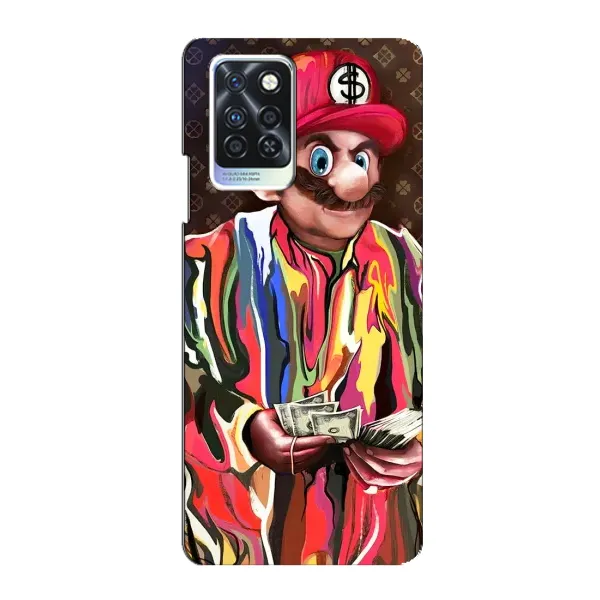 Чохол з принтом «Mario LV» для Infinix Note 10 Pro