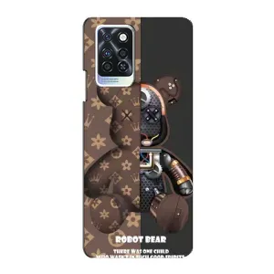 Крутые Чехлы Луи Виттон для Infinix Note 10 Pro (AlphaPrint) (Медведь Луи Витон)