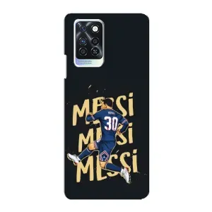 Чехлы для Infinix Note 10 Pro (Leo чемпион) (AlphaPrint) (Messi ПСЖ)