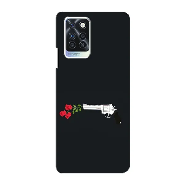 Чехол с принтом «Неожиданные цветы» для Infinix Note 10 Pro