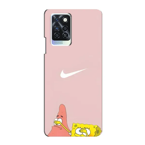 Чехол с принтом «Патрик и Губка» для Infinix Note 10 Pro Чехол с принтом «Патрик и Губка» для Infinix Note 10 Pro