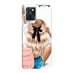 Чехол с печатью для Infinix Note 10 Pro - (Мода) (AlphaPrint) (Путешествие)