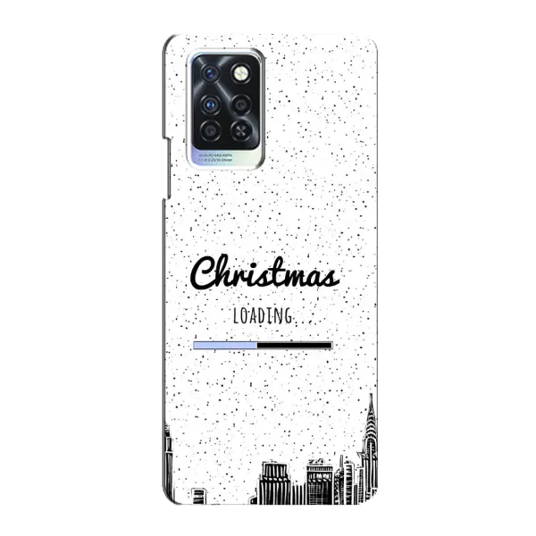 Чохол з принтом «Різдво завантажується» для Infinix Note 10 Pro