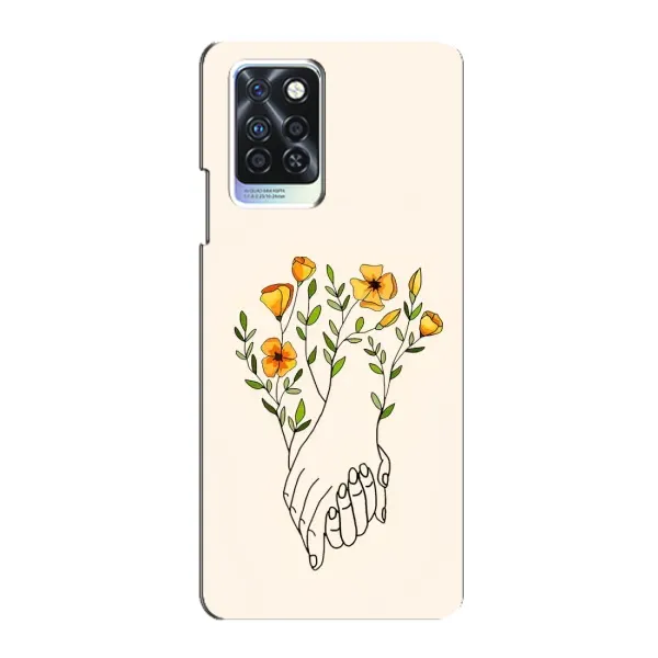 Чохол з принтом «Руки любві» для Infinix Note 10 Pro