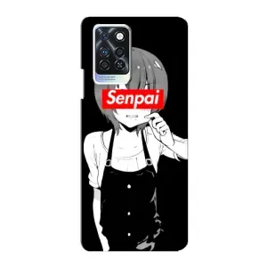 Чехлы Персонажи Аниме Наруто для Infinix Note 10 Pro (AlphaPrint) (Senpai)