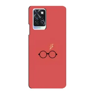 Чехлы с Гарри Поттером для Infinix Note 10 Pro (AlphaPrint) (шрам и очки)