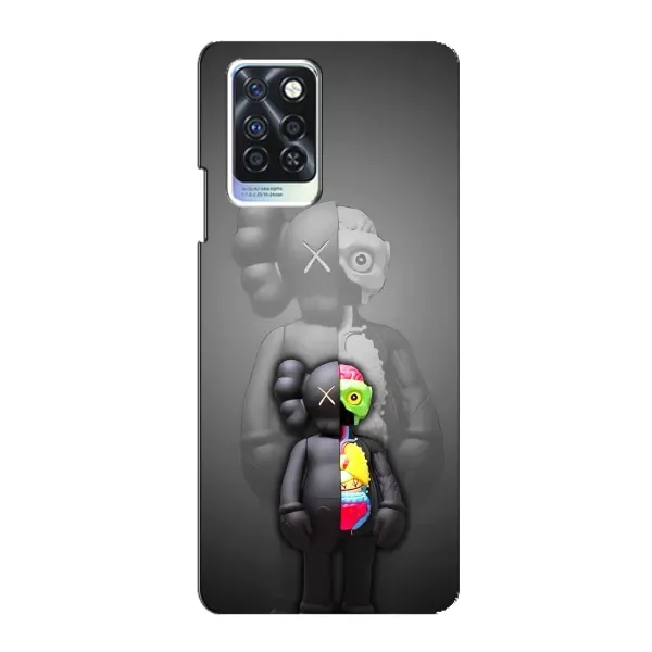 Чохол з принтом «Тіло Bearbrick» для Infinix Note 10 Pro